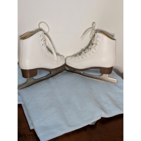 Jackson Glacier 120 White Figure Ice Skates Youth Size 12 Beginner Recreational - Picture 5 of 10